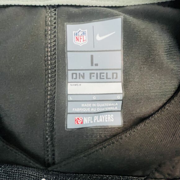 Pittsburgh Steelers Jersey Mens Sz L Black Yellow NFL Football Claypool 11 Nike - Picture 11 of 11